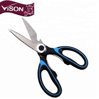 China Eco-friendly Multifunctional Chicken Scissors Bone Scissors Heavy Duty Kitchen Scissors for sale