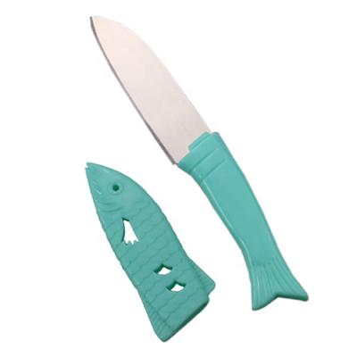 China Hot Selling Colorful PP Handle Foldable Stainless Steel Blade Fruit Knife for sale