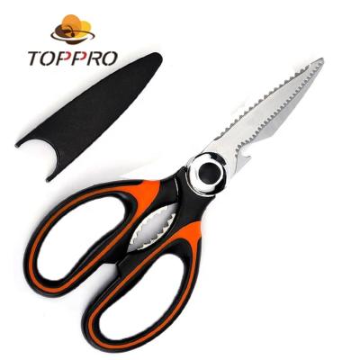 China New Design Professional Smart Multi Function Shears Small Seafood Kitchen Scissors Different Types With Logo for sale