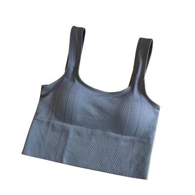 China Wholesale Halter Sports Underwear Breathable Comfortable Bra Upper Women's Breathable External Inner Wear for sale