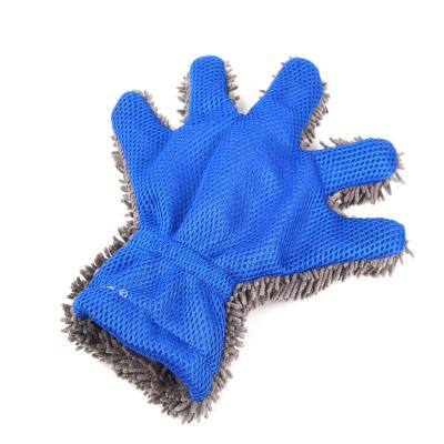 China Machine Washable Car Cleaning Wash Scrub Hand Glove Sponge for sale