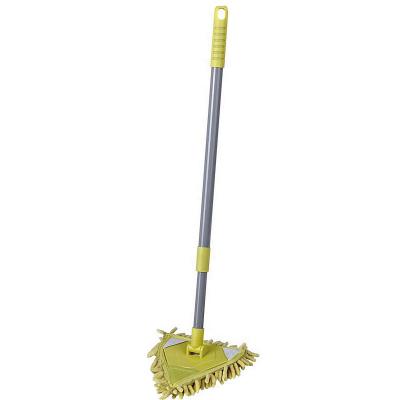 China Viable Extendable Triangle Broom 360 Degree Rotating Chenille Broom for sale