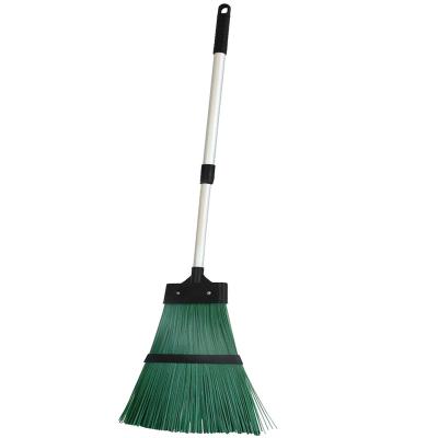 China Sustainable Telescopic Aluminum Pole Garden Yard Broom for sale