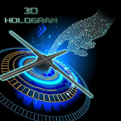 Cina Promotion wifi 60cm 3d led hologram logo advertising display hologram projector 3d in vendita