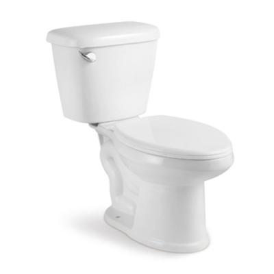 China Factory supply Double-flow bathroom classic antibacterial household directlty style ceramic sanitaryware products two pieces toilet for sale