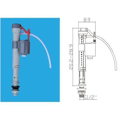 China MT-031 Toilet Mechanism Toilet Tank Water Tank Drain Valve Flush Fit Double Inlet Valve for sale