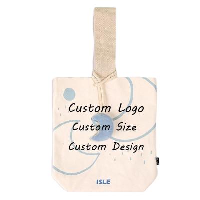 China Wholesale Custom New Fashion Canvas Eco Handled Logo Tote Shopping Grocery Bag Reusable Portable Friendly For Teenagers for sale