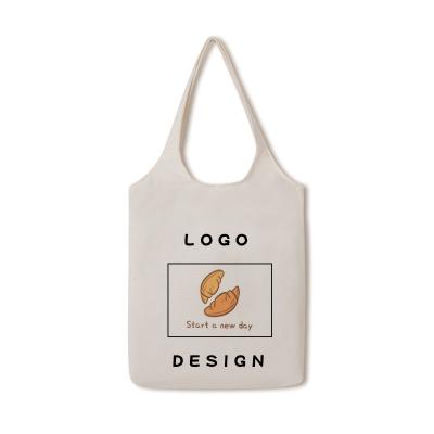 China White Women Handled Tote Shopping Bag Handled Foldable Custom Logo Wholesale Promotional Blank Eco Friendly for sale