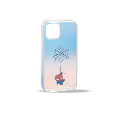 China Custom Logo Fashion Cartoon Spider Print Man Mobil Transparent Soft Case Dustproof Shockproof Waterproof TPU Mobil Phone Cover For Phone 12 for sale