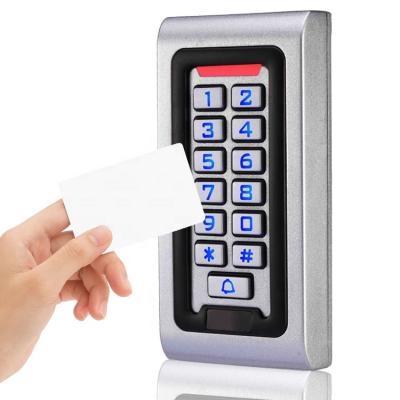 China Other Security IP68 High Quality Waterproof 125KHZ RFID Metal Card Reader Door Access Control Standalone Keypad for sale