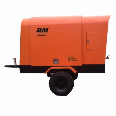 China 3m3/min 7bar Diesel Screw Portable Air Compressor Portable Diesel Engine Driven Air Compressor for sale