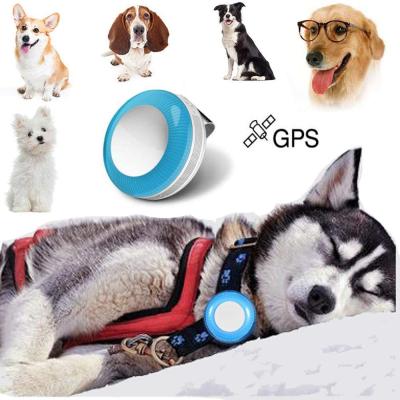 China Round Shape GPS Locator For Kids Pet Car Tracker Pet Tracker Dogs Tracking Device Collar Cats Trailer Dog GPS Tracker 45*18mm for sale