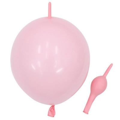 China High Quality Party Tail Balloon 10inch 2.5g Pale Pink Latex Balloon For Valentine's Day Party Decoration Tail Balloon for sale