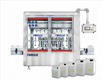 China Glyphosate Pesticide Filling Machine Fully Automatic 1L-5L for sale