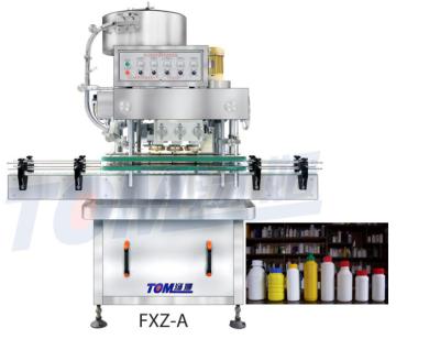 China FXZ-A Máquina de tapón lineal controlada por PLC de acero inoxidable totalmente automática para botellas en venta