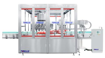 China High Speed 2 In 1 Monoblock Rotary Filling and Capping Machine Te koop