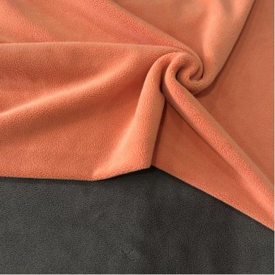 China Super Soft Stretch Fleece Fabric For Blankes Manufacturer Warp Knitting Polyester Fabric for sale