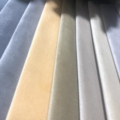 China Waterproof Home Textile Velvet Curtain Fabric For Sofa Warp Knitting Fabric for sale