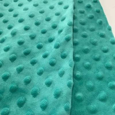 China Memory embossing micro velboa fabric for sale