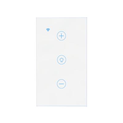 China Wifi Switch Dimmer Wall Light Zigbee Switch EU And US Market 2020 Weaker Latest Technology Smart for sale