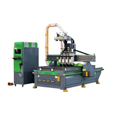 Chine Garment Shops DSP Control 4 Axis Wood Router 1325 Auto Tool Change 4 Head CNC Router à vendre