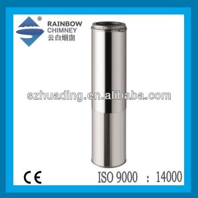 China CE/UL Chimney Stainless Adjustable Length Stainless Steel Pipe For Chimney Stove for sale