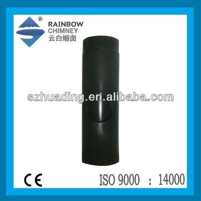 China Modern CE Carbon Steel Seamless Pipe Chimney Enamel Pipe With Cleanout Door for sale