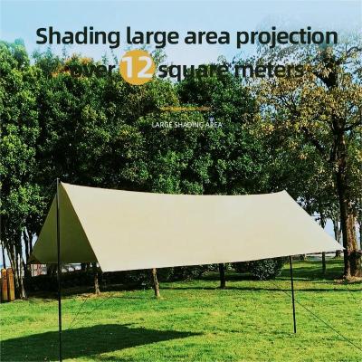 China New Design Leisure Rectangle Tent Durable Waterproof Outdoor Tarp Canopy Picnic Tent Rainproof Anti-ultraviolet Camping Tent for sale