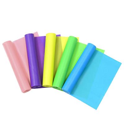 China Wholesale Breathable Yoga Band Sports Stretching Long Fitness Elastic Exercise Band Resistance Bands for sale