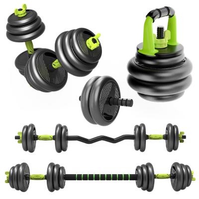 China Home Use 40kg Multifunctional Dumbbell Set Barbel Adjustable Mancuernas Adjustable Dumbbell Kettlebell Set for sale