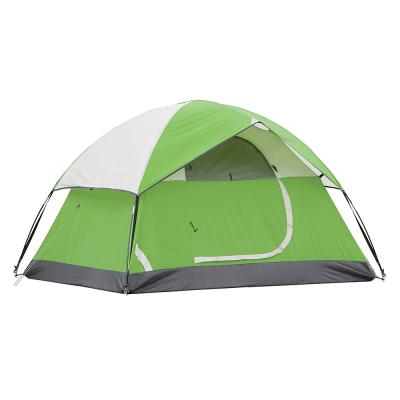 China Large Person Diagonal Tying Type 2 Folding Family Dome Outdoor Camping Tents Waterproof Custom Wholesale for sale