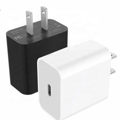 China 20W Mobile Phone PD Fast Charger for iphone 12 11 xr pro 18W USB C UK/US/EU original type xs max plug C phone wall charging adapter for apple for sale