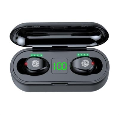 China Touch Control Waterproof Charging Box BT V5.1 F9 Genuine In-ear Wireless Earbuds for sale