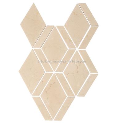 China Modern Crema Marfil Marble Mosaic for sale