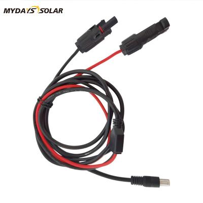 China Mydayssolar Power Station Convert DC7909 DC8MM Heavy Duty Copper 16AWG Solar Extension Cable For Portable Power Station Panel for sale