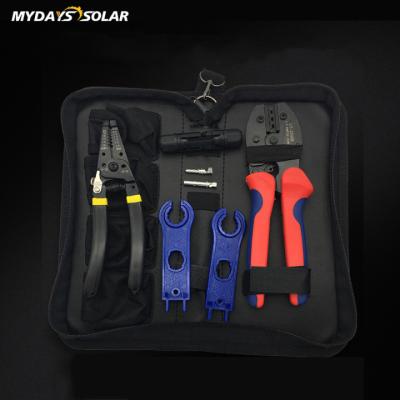 China Mydayssolar Steel Customized Multifunctional Hand Crimp Tool Maintenance Set Solar Labor Saving Kits for sale