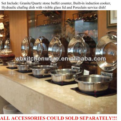 China Counter And Beetle Hydraulic Kitchen Induction Restaurant Equipment 46*32*34CM for sale