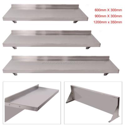 China Kitchen NSF Listing Stainless Steel Wall Mount Shelf For Restaurant Kitchen for sale