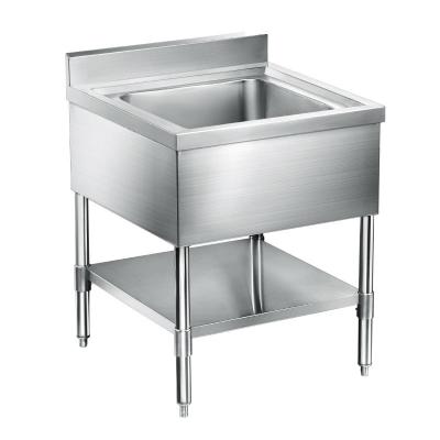 China Without Faucet Various Design Working Table Stainless Steel Kitchen Sink For Outdoor for sale