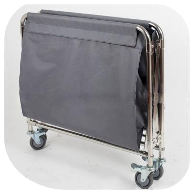 China Hospital Trolley Stainless Steel Heavy Duty Easy-assemble Laundry Trolley Household Linen Trolley for sale