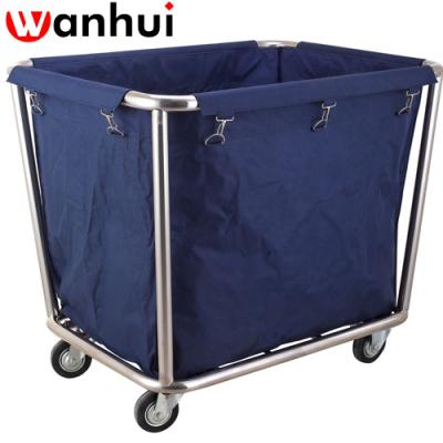 China Heavy Duty Hotel Laundry Trolley Hotel Supply Item OEM for sale