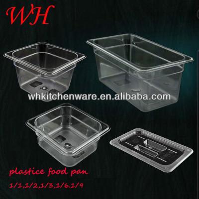 China PP Restaurant Equipment Hotel Buffet Display PC 1/1 1/2 Size Food Plastic Filters GN Pan For Hotel for sale