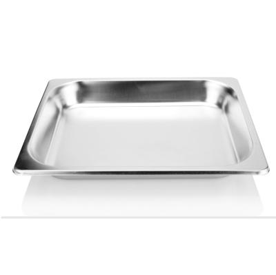 China Stainless Steel Hotel Equipment Stainless Steel GN Casserole Food Serving Tray Gastronorm Catering Container for sale