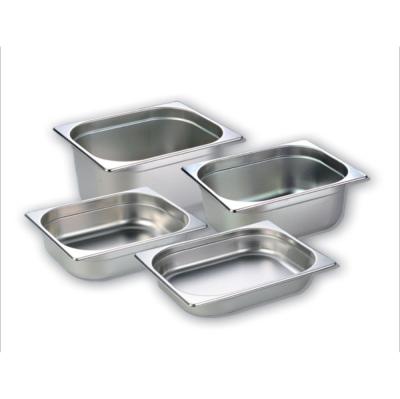 China Stainless steel steam table pan stainless steel GN pan anti-jamming gastronorm container for sale