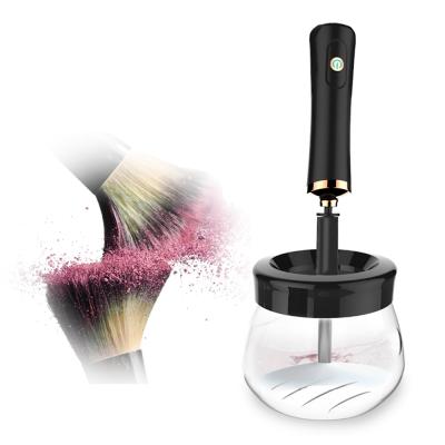 China Quickly Cleaning And Drying Makeup Brush Customized Premium Electric Automatic Makeup Brush Cleaner And Dryer For Makeup Brush for sale