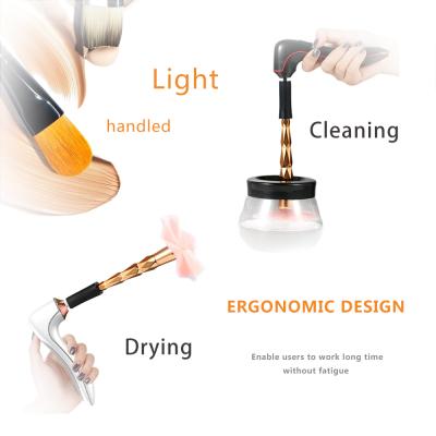 China Quickly Cleaning And Drying Makeup Brush Customized Portable Electric Automatic Makeup Brush Cleaner And Dryer For Makeup Brush. for sale