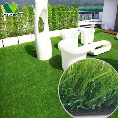 China High Artificial Lawn Landscape Garden Decoration Pet Mat 40mm Thickness Artificial Grass Turf For Backyard for sale