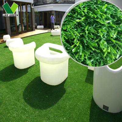 China Hot Sales Natural Synthetic Artificial Lawn Garden Decoration Pet Mat Grass Grass Turf For Garden Landscaping 3 Tone for sale