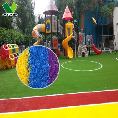 China Colorfull Grass Playground Children's Playground Kindergarten Artificial Indoor Playground Grass Artificial Lawn for sale