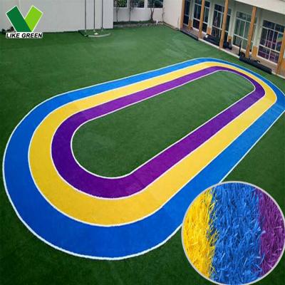 China Children playground artificial turf carpet grass for schools quality playground whosesale for sale